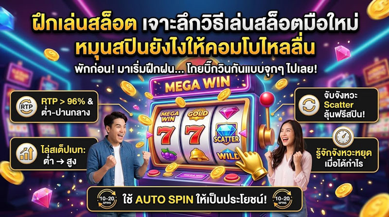 ฝึกเล่นสล็อต